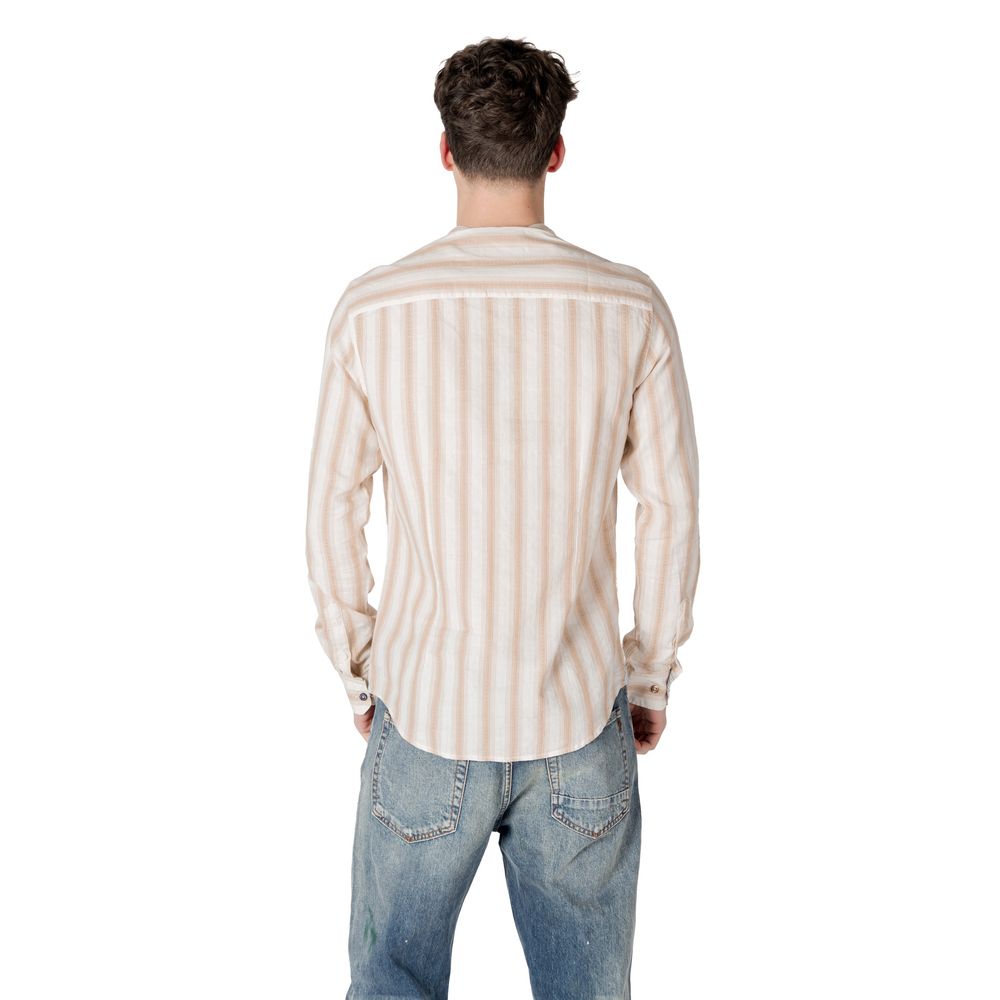 Gianni Lupo Beige Cotton Shirt