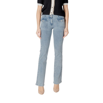 Morgan De Toi Blue Cotton Slim Fit Jean