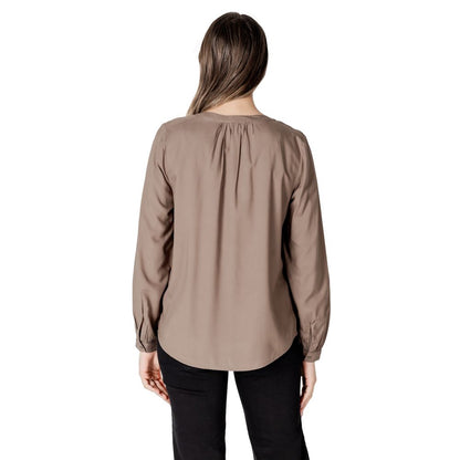 Street One Beige Viscose Blouse