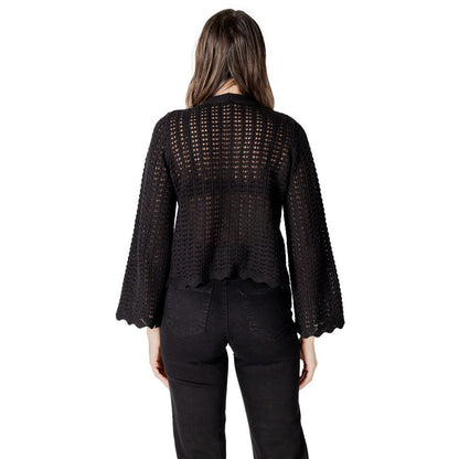 Only Black Cotton Cardigan