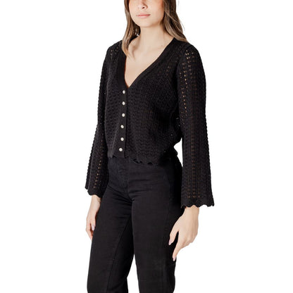 Only Black Cotton Cardigan