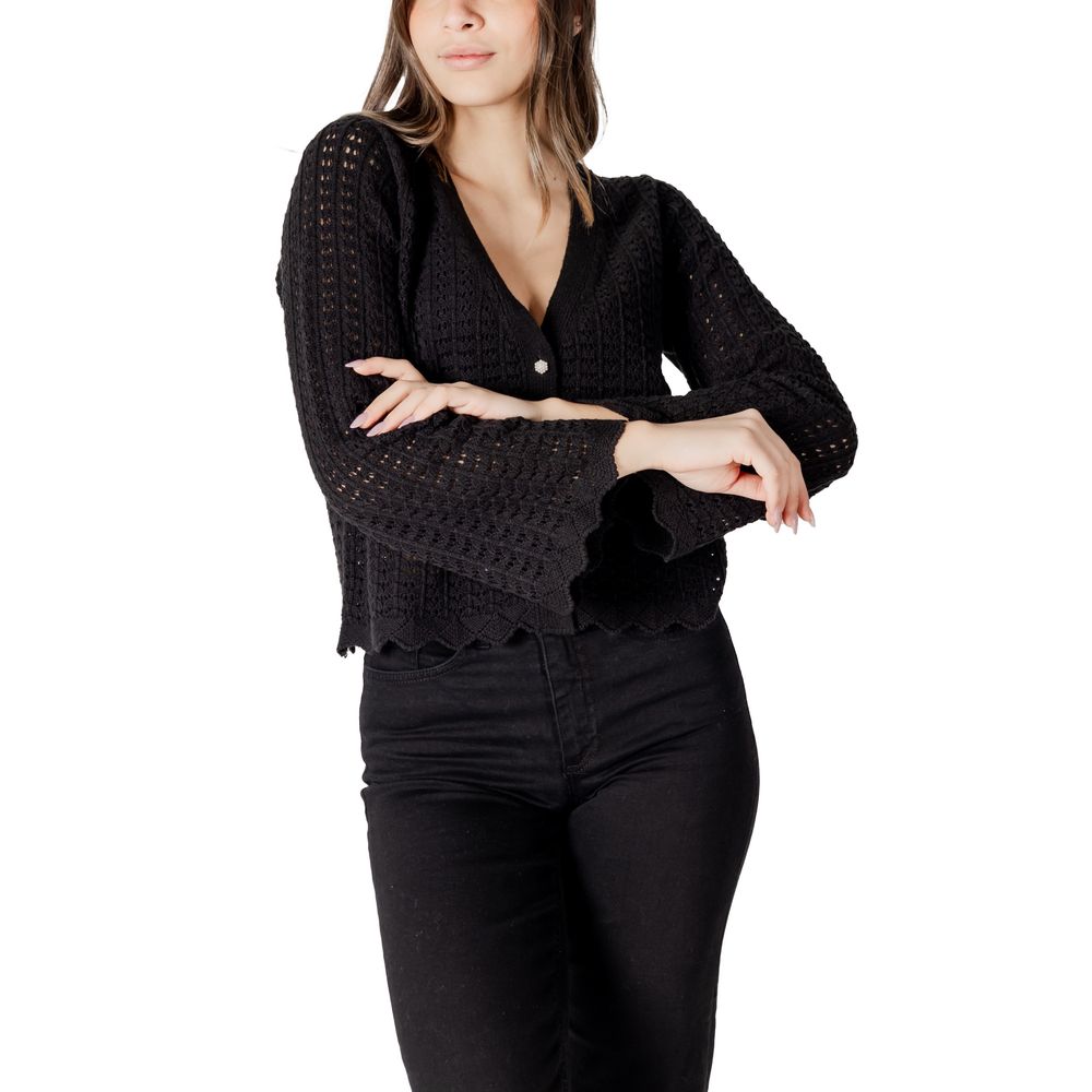 Only Black Cotton Cardigan