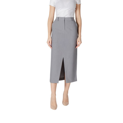 ICHI Gray Polyester Long