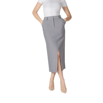 ICHI Gray Polyester Long