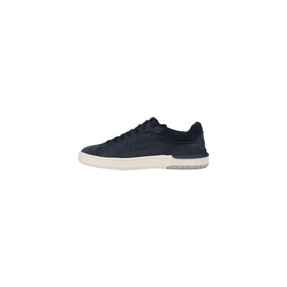 Clarks Blue Nubuc Leather Sneaker