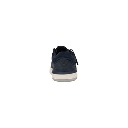 Clarks Blue Nubuc Leather Sneaker
