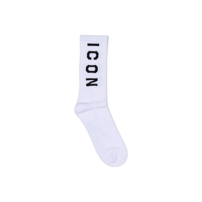 Icon White Cotton Sock