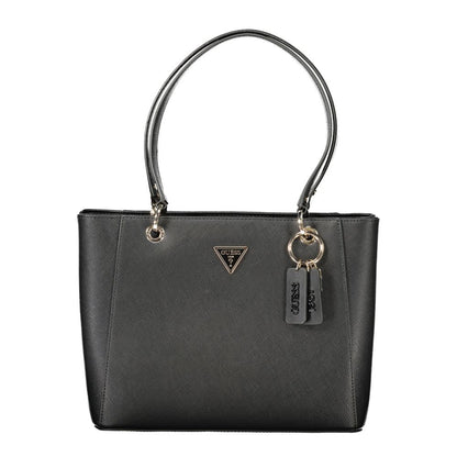 Guess Jeans Black Polyethylene Handbag