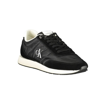 Calvin Klein Black Recycled Polyester Men Sneaker
