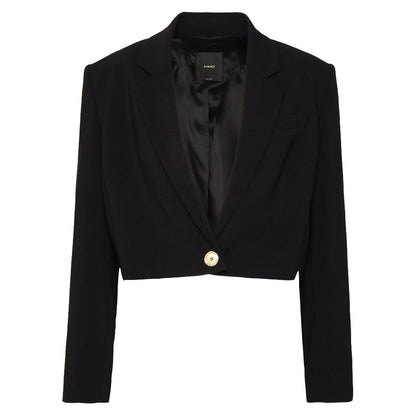 PINKO Black Polyester Suits & Blazer