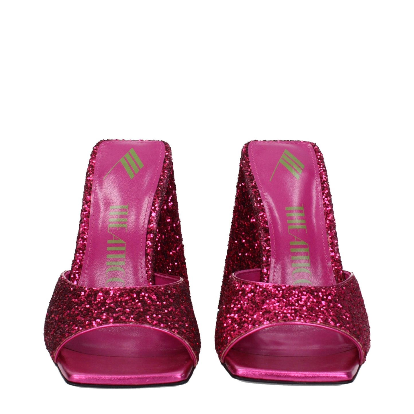 The Attico Pink Plastic Platforms