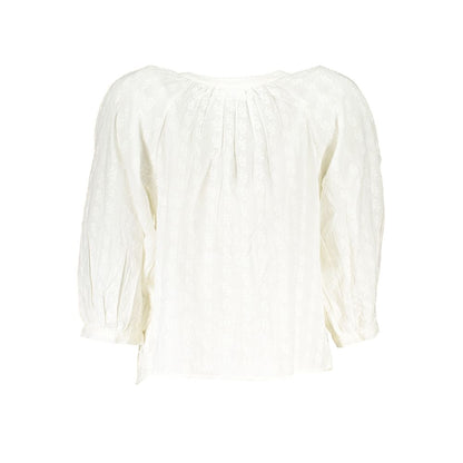 Desigual White Cotton Shirt