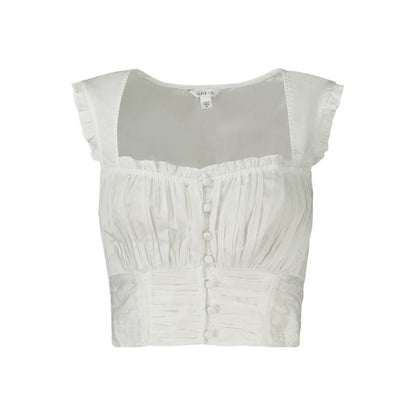 Guess Jeans White Cotton Shirt