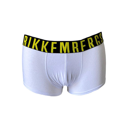Bikkembergs White Cotton Men Boxer