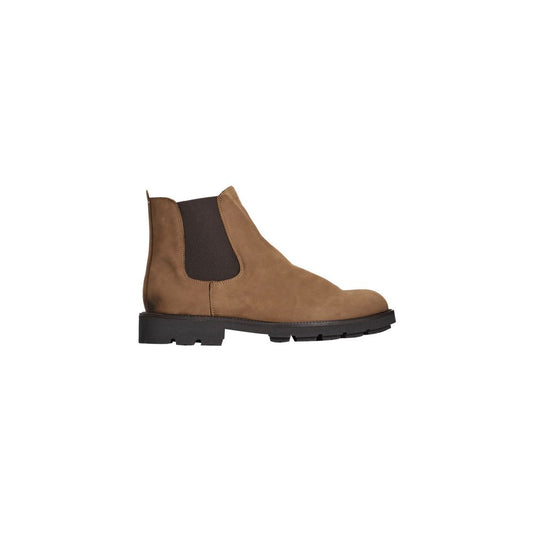 Roberto Pepe Luxury Brown Calfskin Boot
