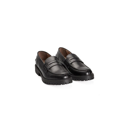 Roberto Pepe Luxury Black Calfskin Loafer