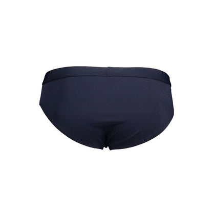 Karl Lagerfeld Blue Elastane Swimwear