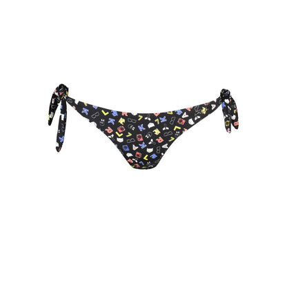 Karl Lagerfeld Black Elastane Swimwear