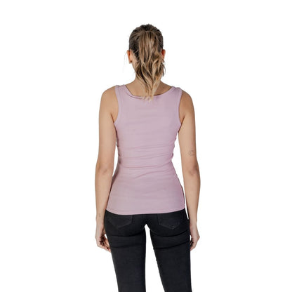 Guess Purple Cotton Tank Top