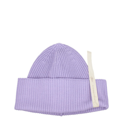 Jacquemus Purple Cotton Beanie