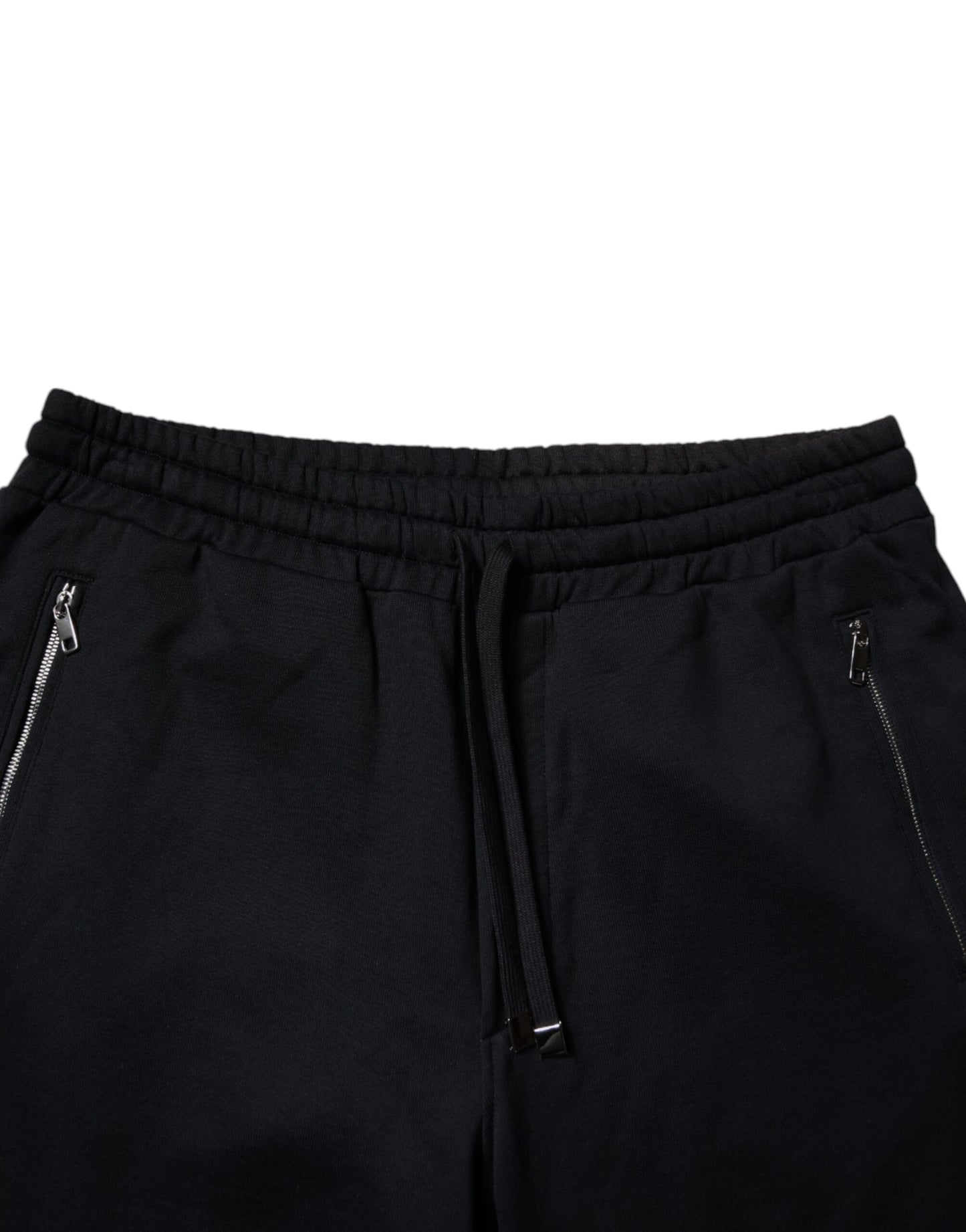 Dolce & Gabbana Black Cotton Jogger Jogging Men Trouser Pants