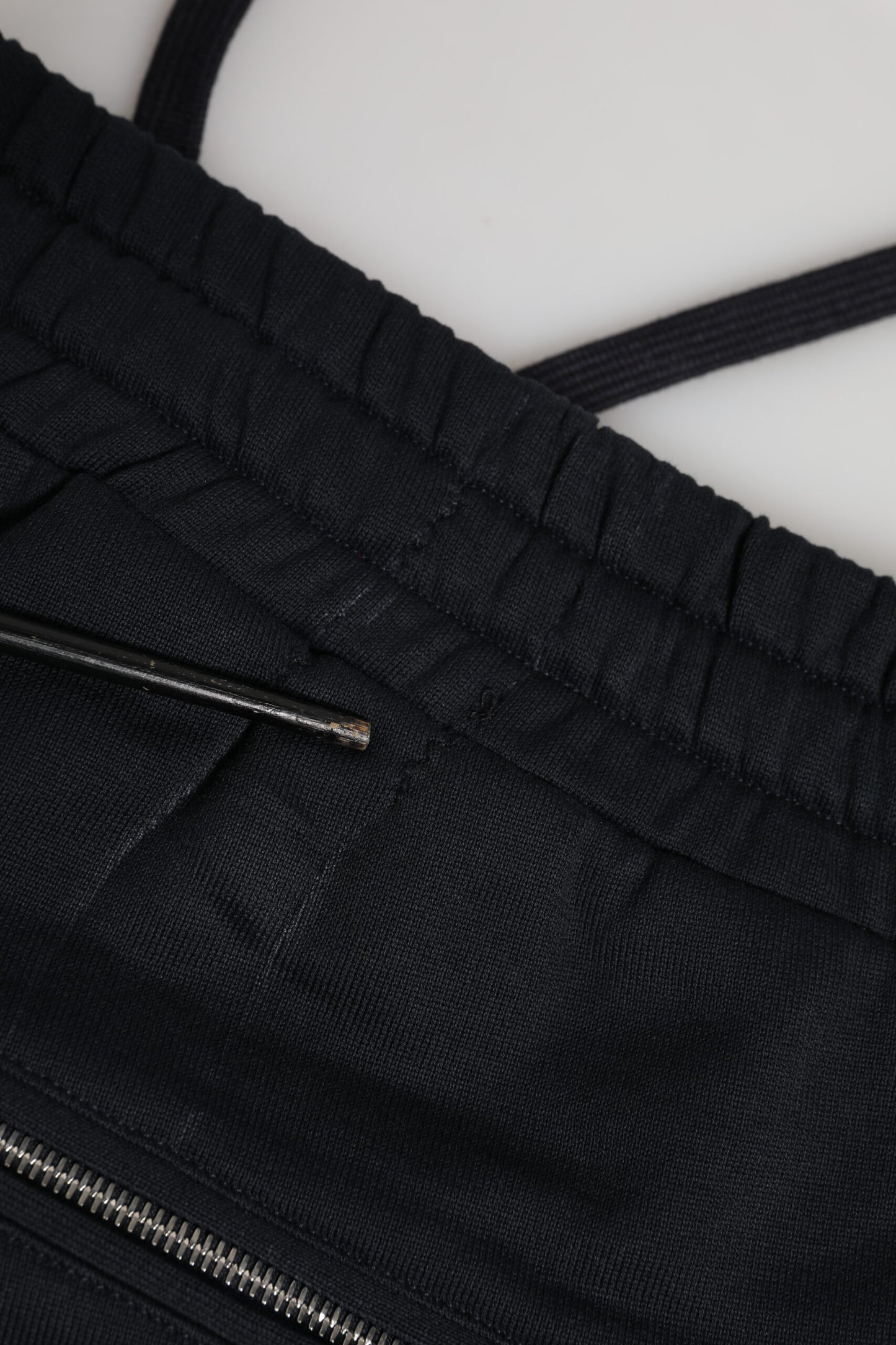 Dolce & Gabbana Black Cotton Jogger Jogging Men Trouser Pants