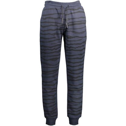 Cavalli Class Blue Cotton Pant