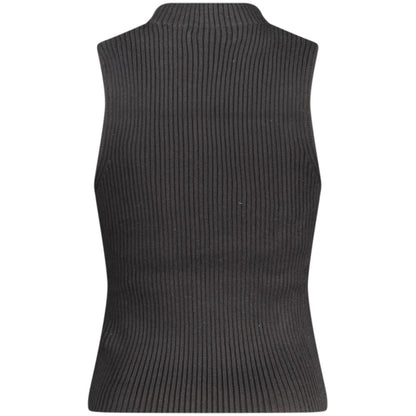 Guess Jeans Black Cotton Tank Top