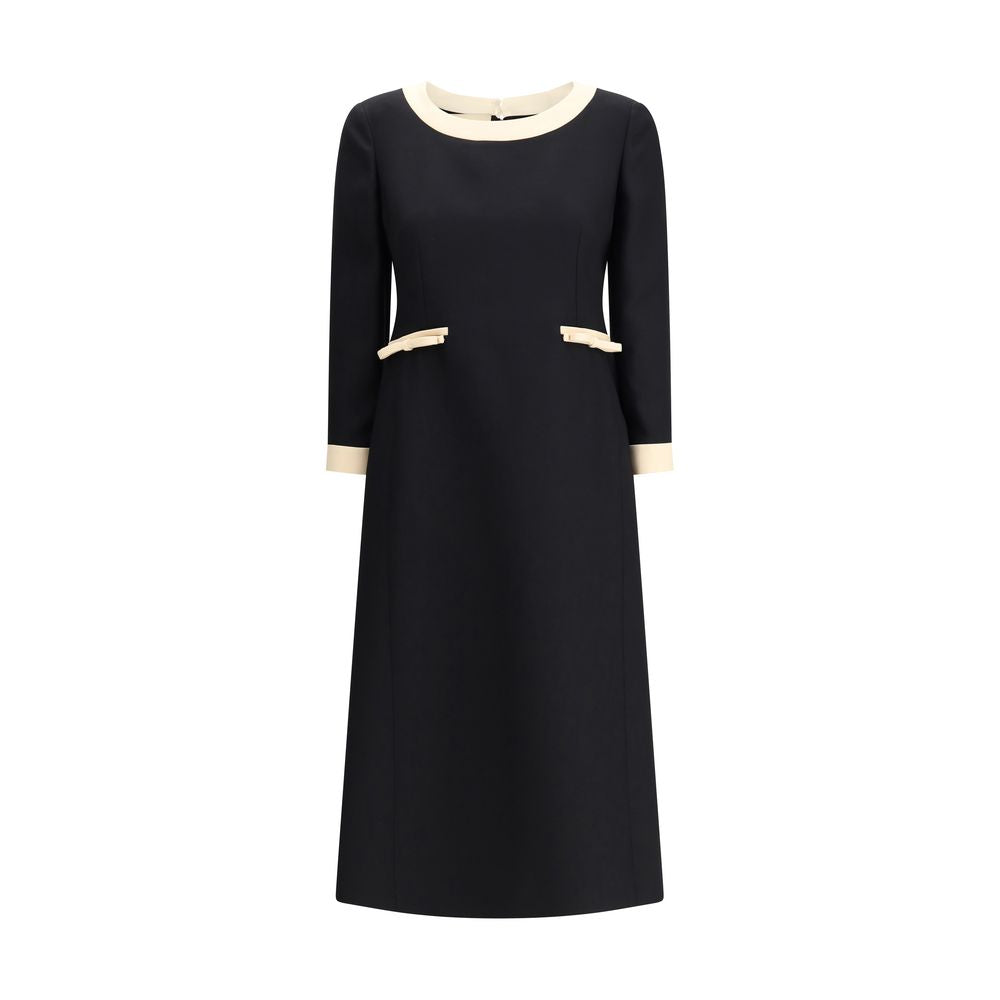 Valentino Wool Dress with Bow