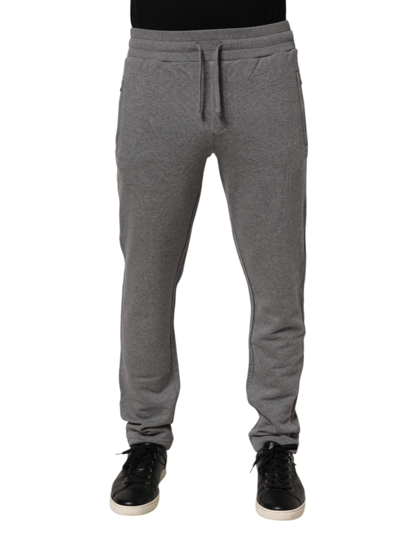 Dolce &amp; Gabbana Baumwoll-Jogginghose, Grau