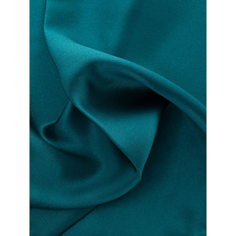 Dolce & Gabbana Green Silk Pocket Square
