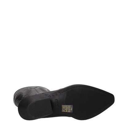 Christian Dior Black Leather Ankle Boots