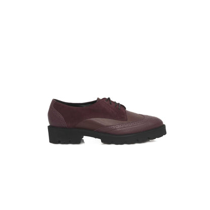 Cerruti 1881 Burgundy Cowhide Women Loafer