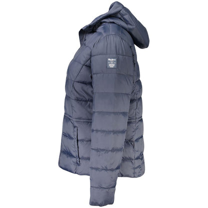 Pepe Jeans Blue Polyamide Jackets & Coat