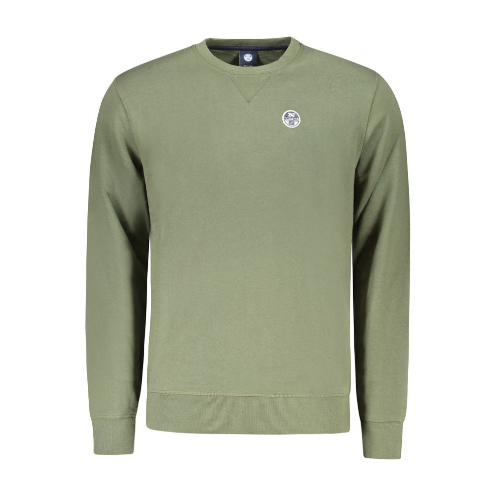 North Sails Green Cotton Sweatshirt