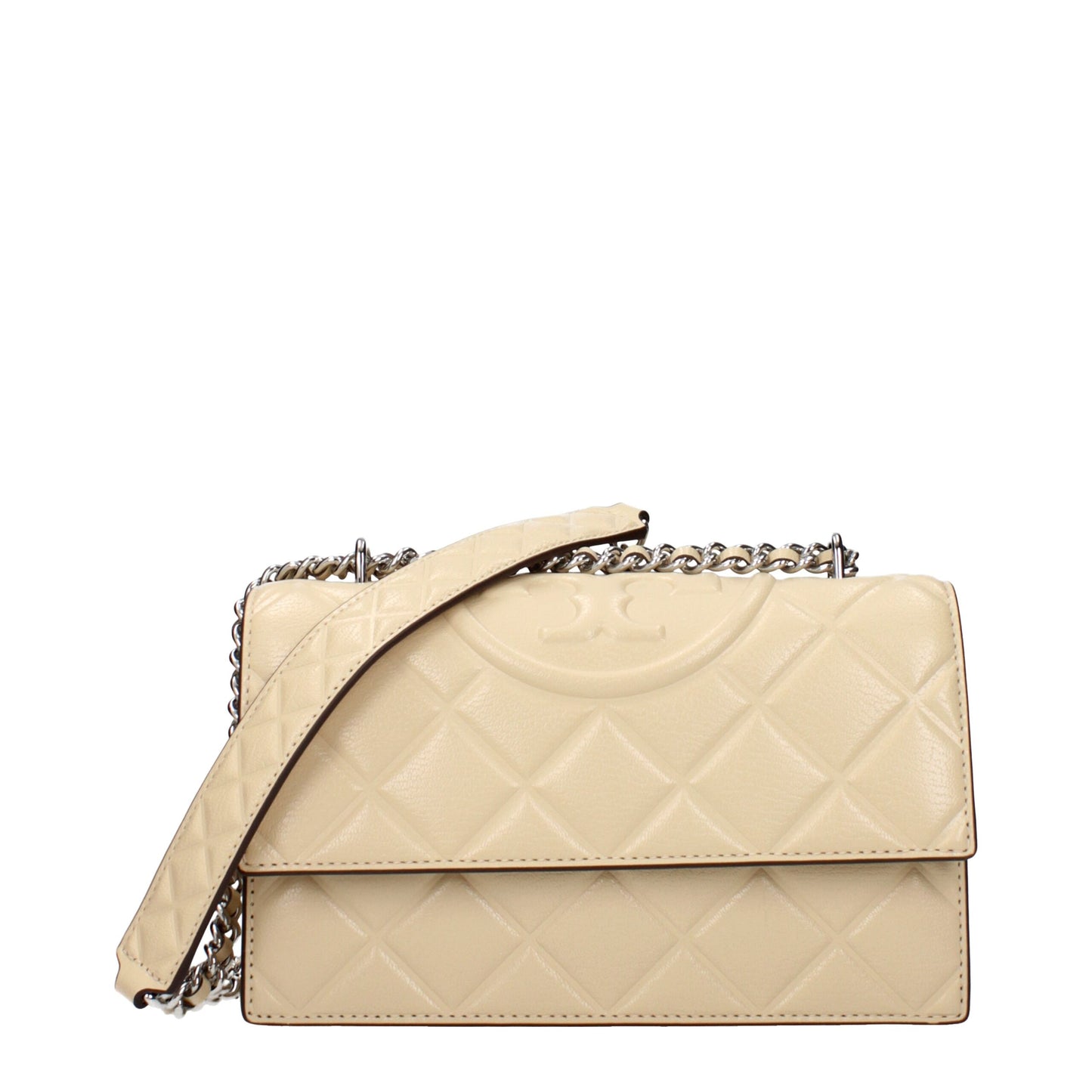 Tory Burch Beige Leather Crossbody Bags