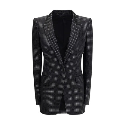 Tom Ford Single Breasted Jacket with polka dots