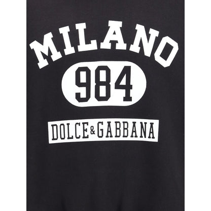 Dolce & Gabbana Cotton Hoodie with print