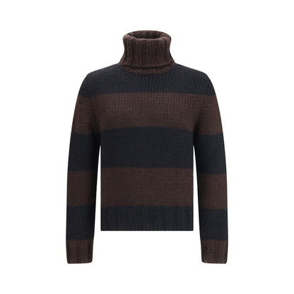 Dolce & Gabbana Striped Wool-Blend Turtleneck