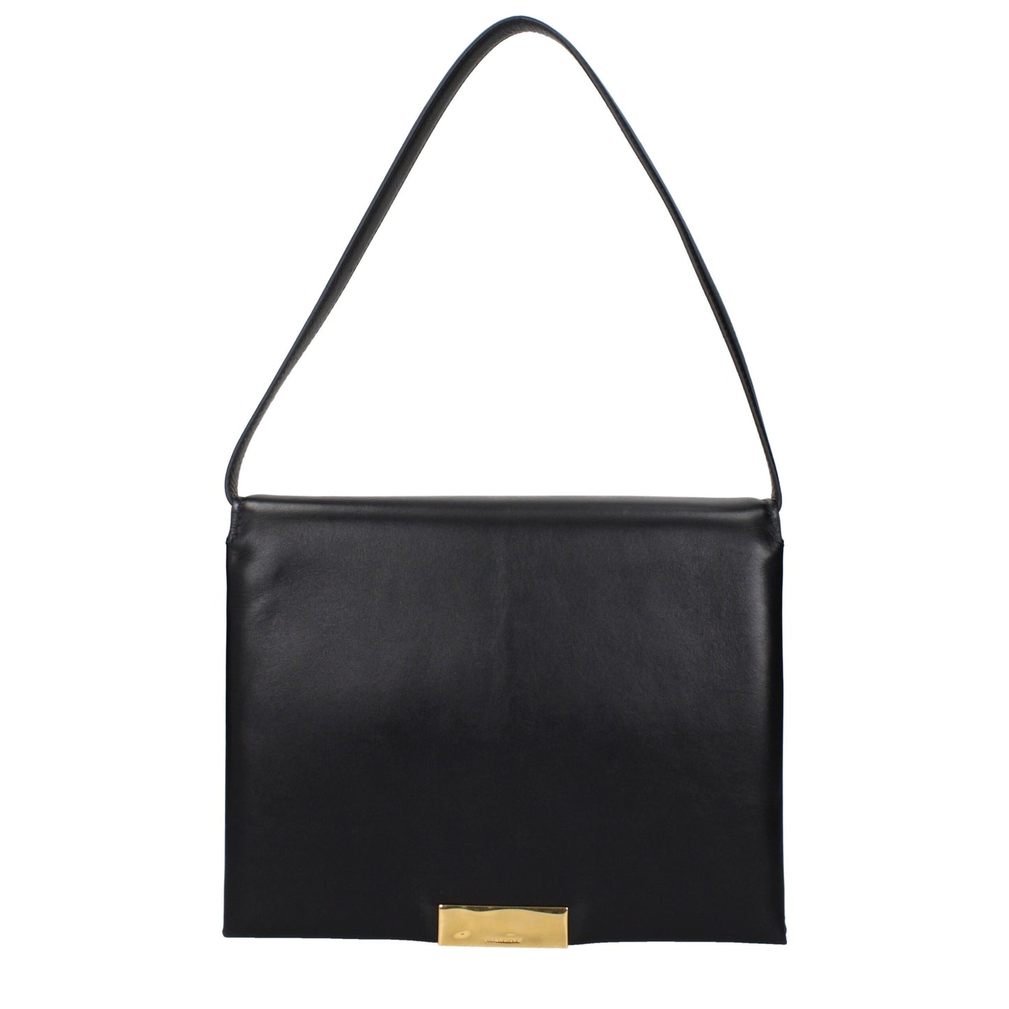 Jil Sander Black Leather Shoulder Bags