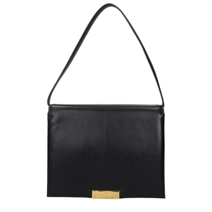 Jil Sander Black Leather Shoulder Bags