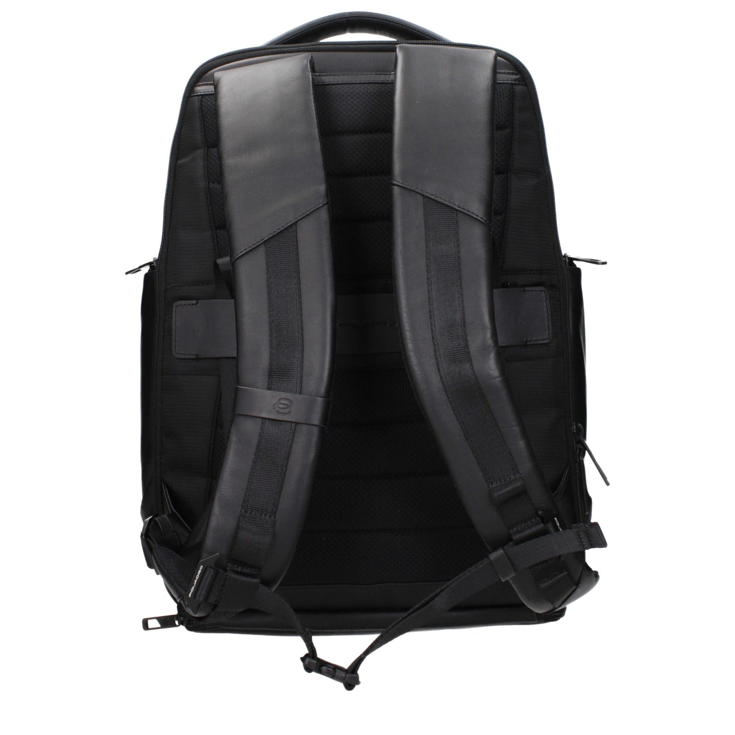Piquadro Black Leather Backpacks