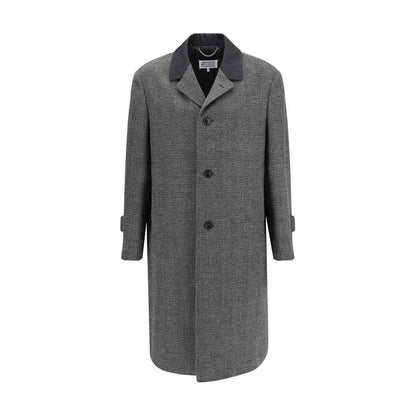 Margiela Single-breasted coat in virgin wool blend