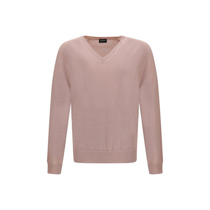 ZEGNA V-neck cashmere sweate
