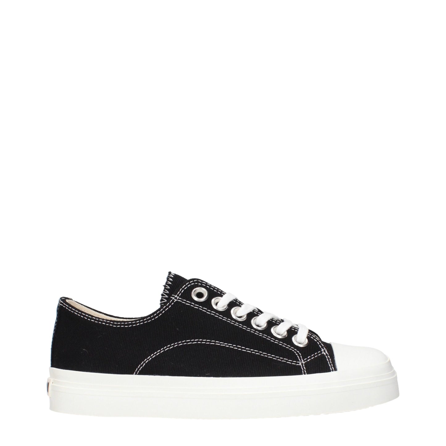 Moschino Black Fabric Low Tops
