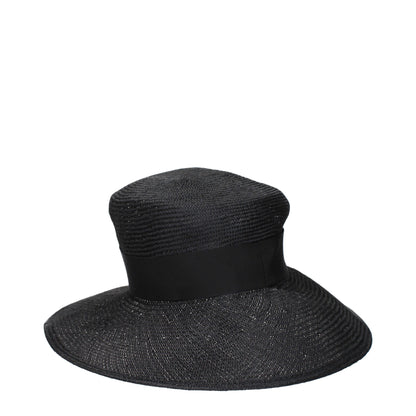 Max Mara Black Fibres Sunhats