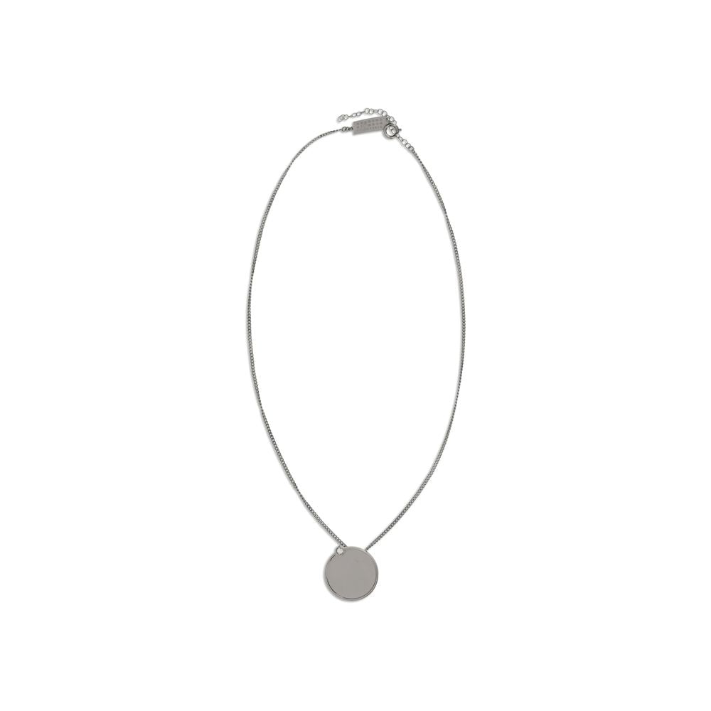MM6 Necklace with round plaque