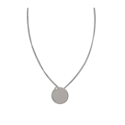MM6 Necklace with round plaque