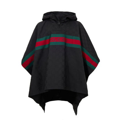 Gucci Black Polyester Trench Coat