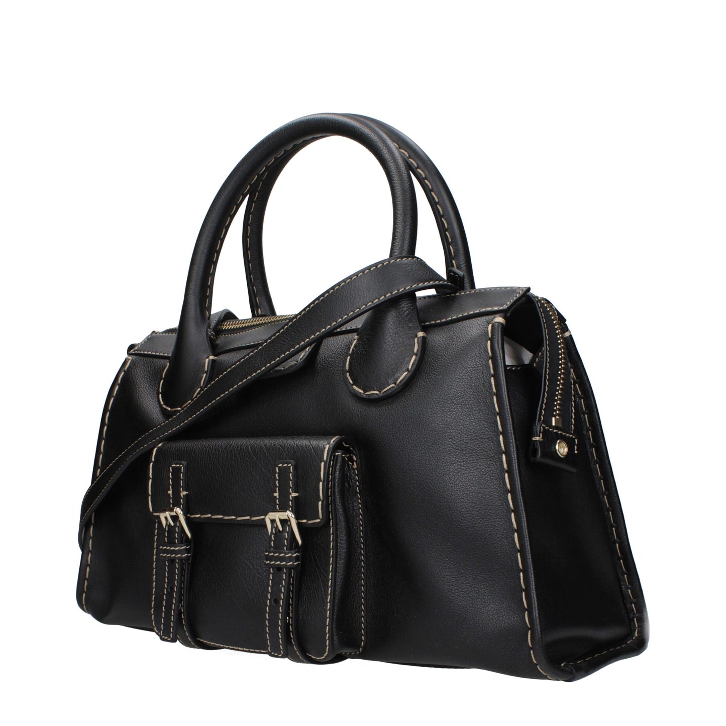 Chloé Black Leather Handbags